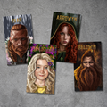 Main Character Art Cards